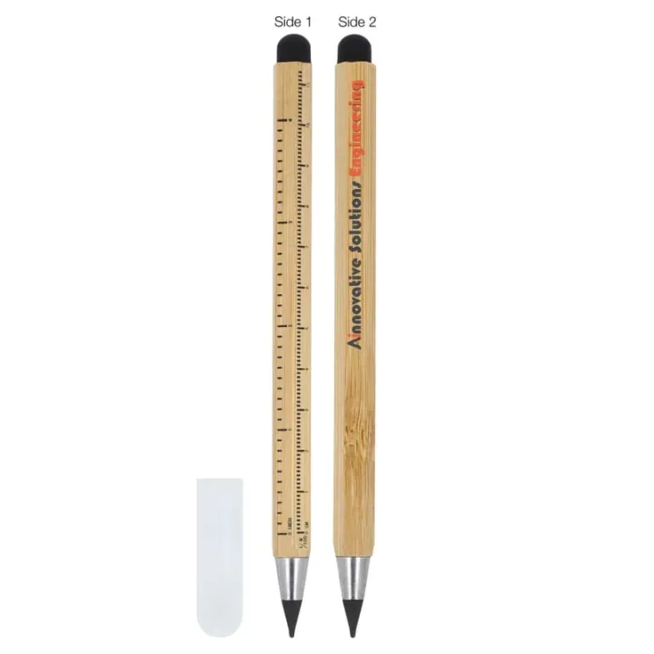 Sustainable long-life pencil & ruler bamboo - LT91594 (gadzety reklamowe)